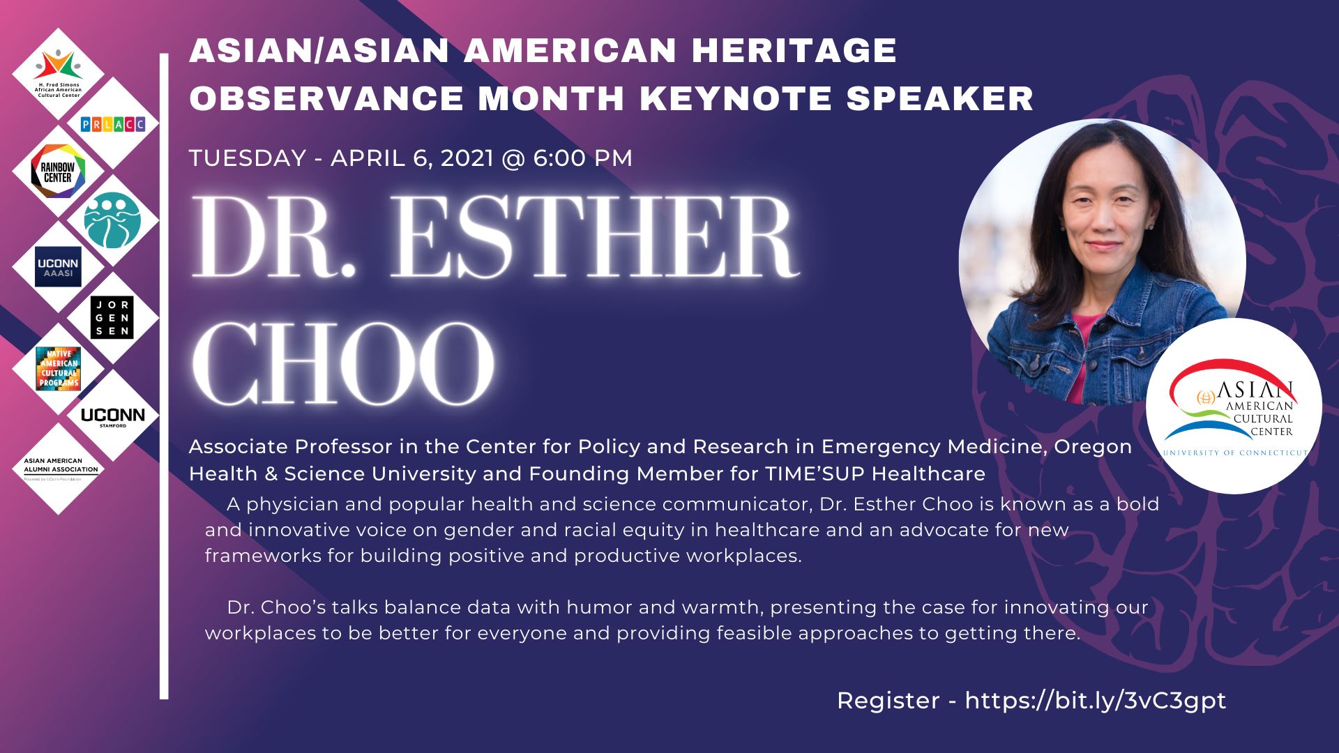 Dr. Esther Choo Talk