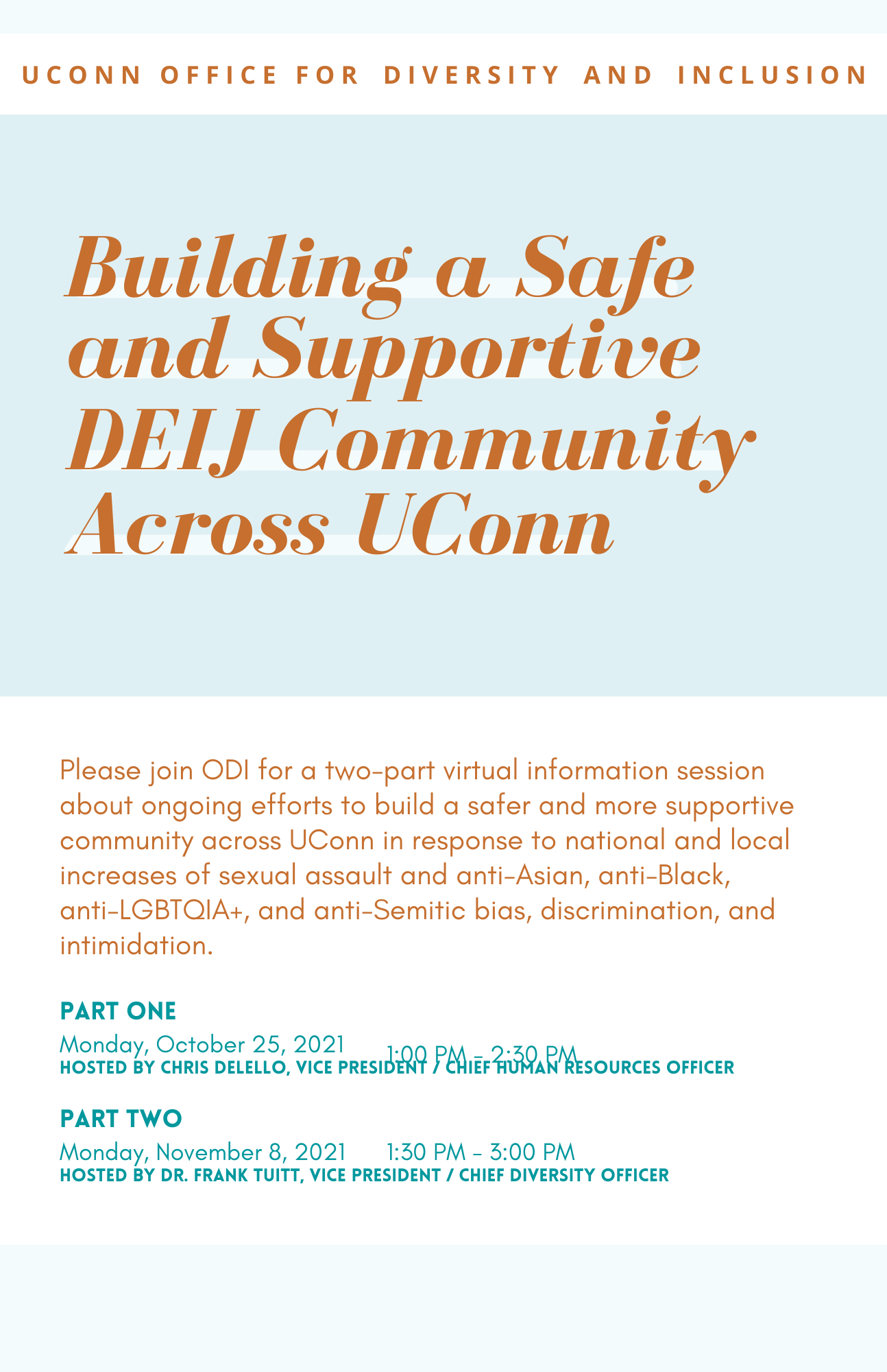 Building a Safe and Supportive DEIJ Community Across UConn