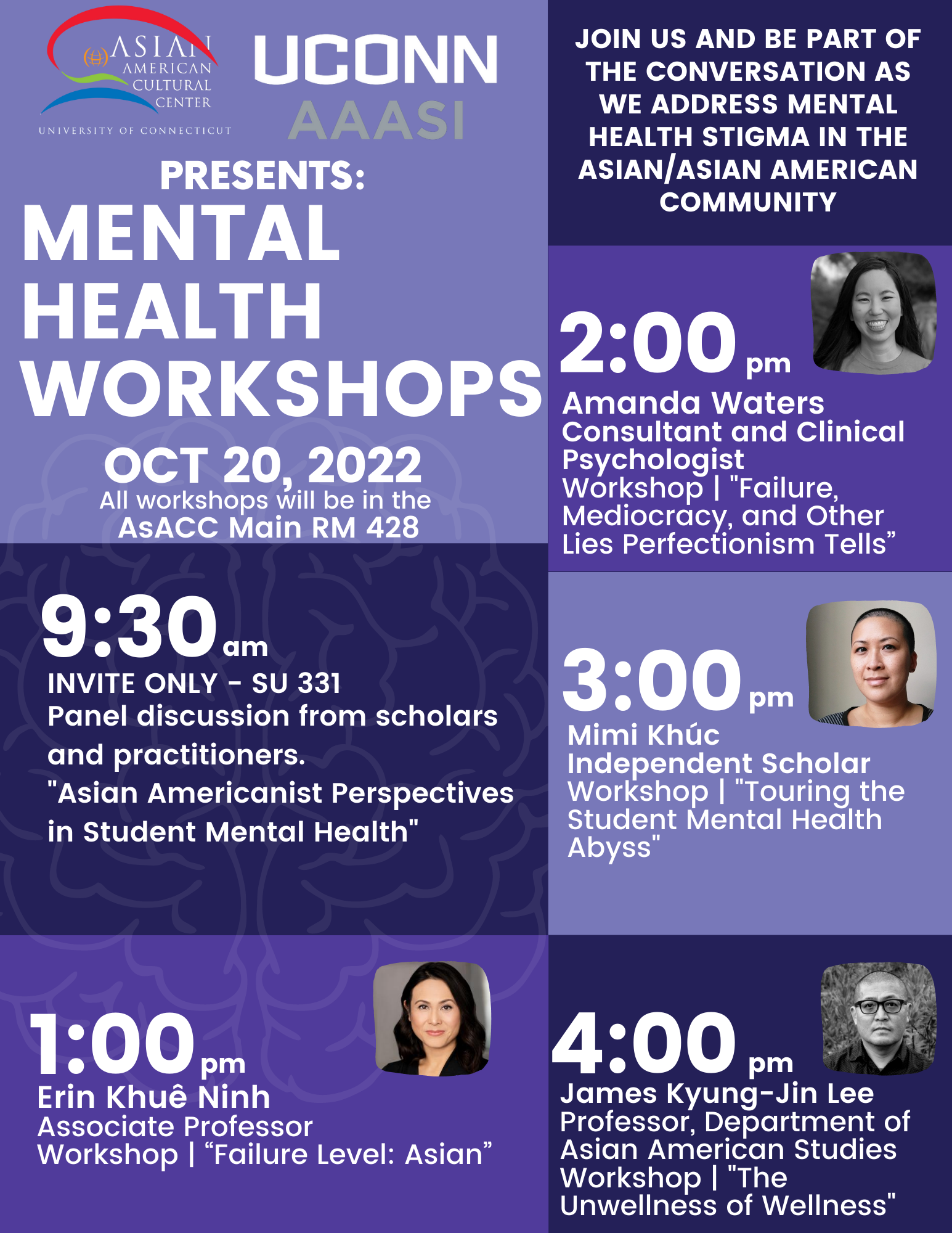 Asian Americanist Perspectives in Student Mental Health (10/20